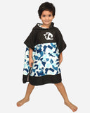 Kids’ Blue Surf Poncho - Fun and Functional Beach Changing Robe