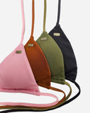 Black Triangle Bikini Top and botom Bikini