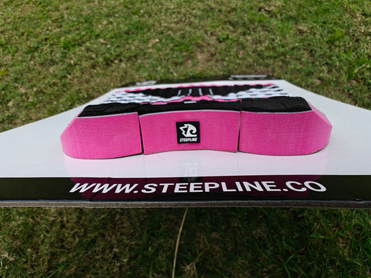 Pink Surfing Traction Pad - Premium Surfboard Grip by Steepline