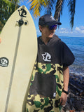 Men’s Camo Surf Poncho - Stylish and Functional Beach Changing Robe