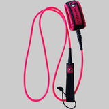 Steepline Premium Surf Leash 7mm — Pink