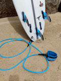 Steepline Premium Surf Leash 7mm — Blue